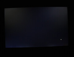 Backlight Bleeding auf Schwarz: normale Belichtungszeit 1/15 Sekunde