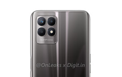 Das Realme 8i sieht dem regulären Realme 8 recht ähnlich. (Bild: @OnLeaks / Digit.in)