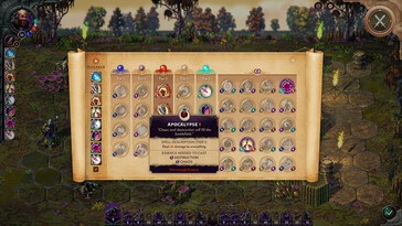 Das Magiesystem ist eines der größten Alleinstellungsmerkmale von Songs of Conquest. (Im Bild: Ein Screenshot von Songs of Conquest)