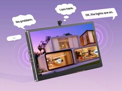 Das CrowPanel Advances 10.1 lässt sich mit Sprache und Toucheingaben steuern