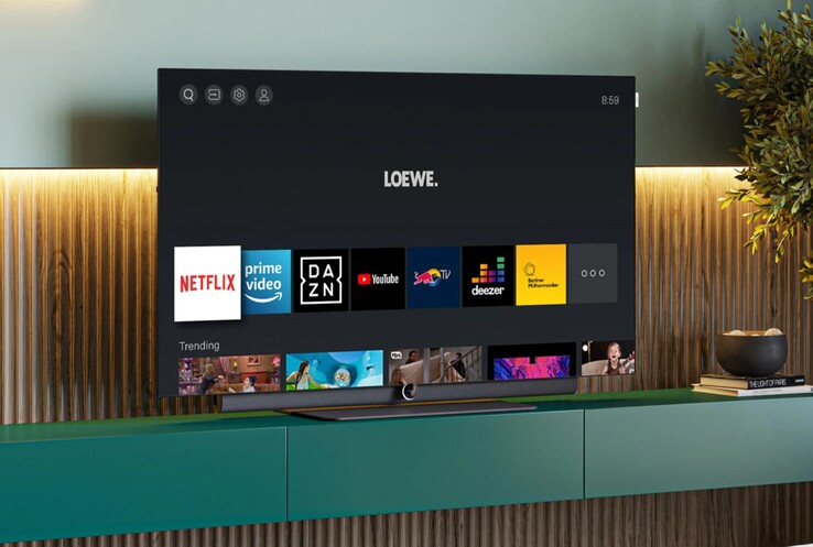 Die Lautspreche befinden sich unter dem eigentlichem Display