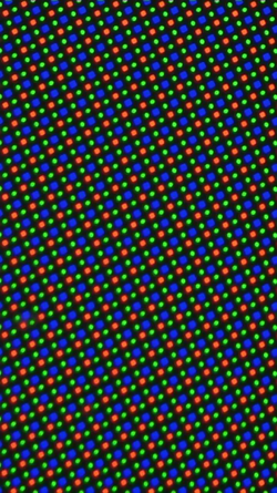 Subpixel-Darstellung des OLED-Panels