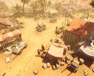 Ein Screenshot eines Militärlagers in Expeditions: Rome