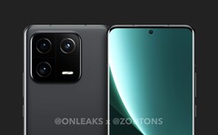 Das Xiaomi 13 Pro erhält durch den Qualcomm Snapdragon 8 Gen 2 eine deutlich bessere Leistung als sein Vorgänger. (Bild: @OnLeaks / Zoutons)
