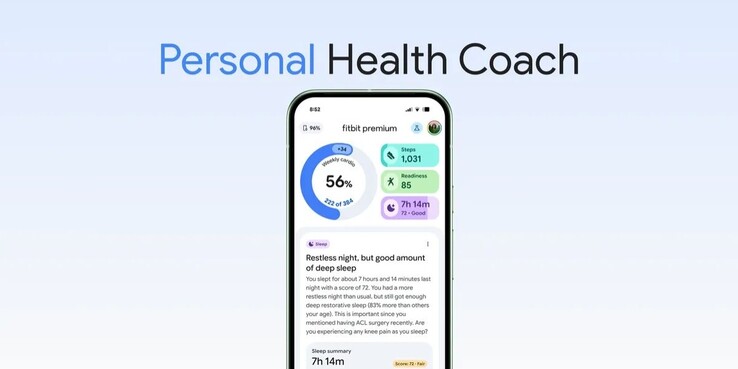 Der Fitbit Personal Health Coach ist ein App-basiertes Tool.
