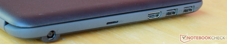 Links: Strom, microSD, HDMI, 2x USB 3.0