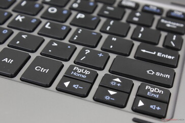 Kleine und schwammige Pfeiltasten