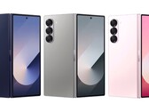 Das Samsung Galaxy Z Fold6 ist erstmals in allen drei neuen Farben in offiziellen Renderbildern zu sehen. (Bild via Winfuture)