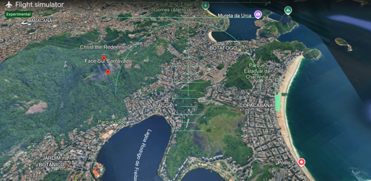 Ein virtueller Flug über Rio de Janeiro
