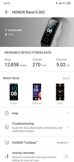 Test Honor Band 5 Fitness-Tracker