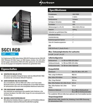 Sharkoon Skiller SGC1 RGB Midi Tower