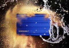 Die Samsung T7 Shield SSD übersteht Temperaturen zwischen –40 °C und +85 °C. (Bild: Samsung)