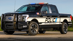 Ford F-150 Lightning Pro SSV als Streifenwagen: Bulliger Elektro-Pick-up verstärkt die US-Polizei.