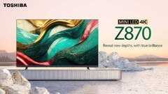 Der Toshiba Z870 Mini-LED Smart TV bietet eine Bildfrequenz von 144 Hz samt VRR und FreeSync. (Bild: Toshiba)