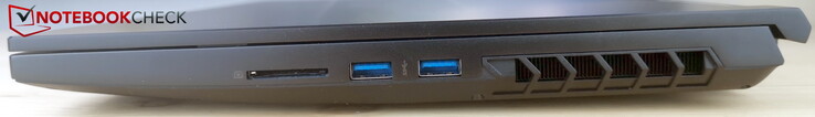 Rechts: 2x USB-A 3.2 Gen1, SD-Reader