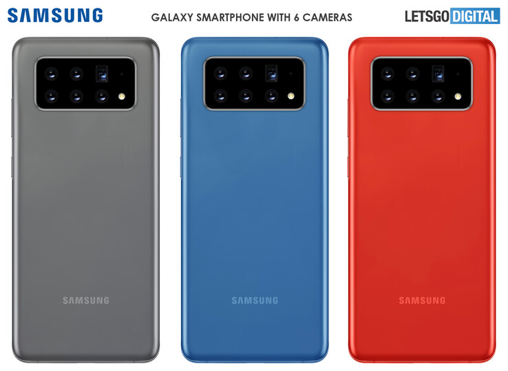 Ein künftiges Samsung Galaxy Phone könnte ein Hexa-Cam-Array mit beweglichen Linsen bieten.