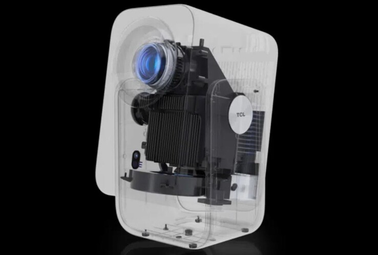 Die Optik ist gekapselt und sollte damit nicht durch Staub verschmutzt werden können (Bildquelle: TCL)