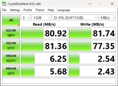 Die Armor-Karte von Lexar ist etwas langsamer.