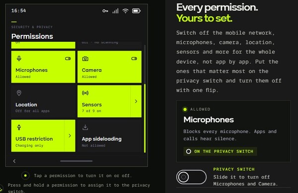 BraxOS basiert auf Android, bietet aber zusätzliche Datenschutz-Features