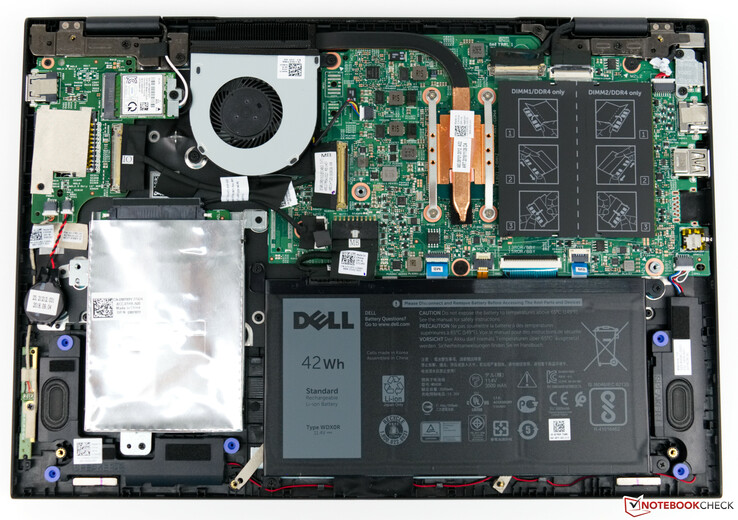 Das Dell Latitude 3390 ohne Bodenplatte