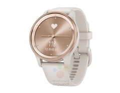 Die Garmin Vivomove Trend wird in drei Farben angeboten, einschließlich Roségold. (Bild: WinFuture / Roland Quandt)
