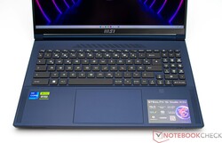 Tastatur beim MSI Stealth 16 Studio A13VG