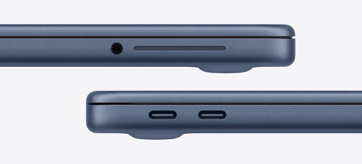 Das MacBook Neo kann über beide USB-C-Ports an der linken Seite aufgeladen werden.