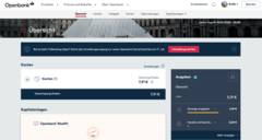 Hinweis im Online-Banking auf die Umstellung des Kontos. (Bildquelle: Screenshot)