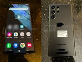 Zur Galaxy S22-Serie, hier im Bild ein vermeintlicher Galaxy S22 Ultra Prototyp, sind auch Launchtermine bekannt geworden (Bild: Frontpagetech)