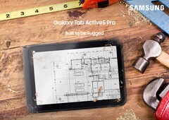 Samsung präsentiert mit dem Galaxy Tab Active5 Pro ein rundum verbessertes Rugged-Tablet. (Bildquelle: Samsung)