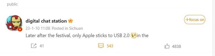 Bald dürfte Apple der letzte mit USB 2.0 Port sein, das Xiaomi 13 Ultra könnte endlich auf USB 3 setzen.
