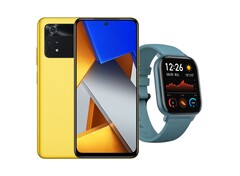 Das Poco M4 Pro und die Amazfit GTS kosten aktuell zusammen nur knapp über 200 Euro. (Bild: Xiaomi / Amazfit, bearbeitet)