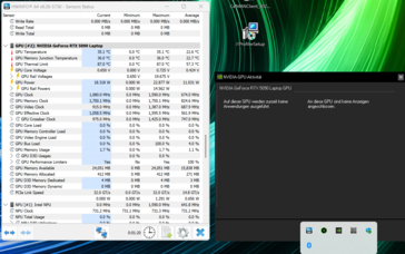 Nachdem die dGPU belastet wurde, zieht sie aber weiterhin Strom, obwohl die Nvidia-App anzeigt, dass sie inaktiv ist.