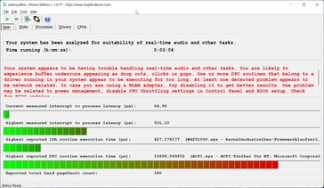 LatencyMon Übersicht