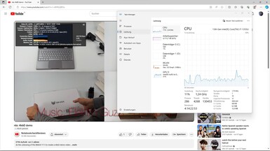 4K YouTube: 49 % iGPU- und 11 % CPU-Auslastung