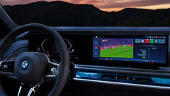 BMW 7er: Pilotanwendung zeigt Fußball-Bundesliga im Auto.