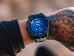 Die 51mm große Fenix 8 AMOLED ist hauptsächlich für starke Handgelenke geeignet (Bildquelle: Garmin)