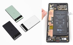 Google reduziert die Akkulaufzeit ausgewählter Pixel 6a per Software-Update. (Bildquelle: Google / iFixit)
