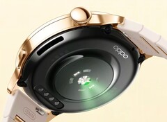 Die Oppo Watch X3 Mini setzt auf ein hochwertiges Edelstahl-Gehäuse.