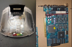 Der berühmt-berüchtigte Prototyp des Coleco Chameleon, der sich am Ende als SNES-Motherboard mit SNES-Flash-Karte herausgestellt hat.