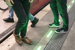 Bahnsteigleuchten am Bahnhof Südkreuz. (Bildquelle: S-Bahn Berlin GmbH)