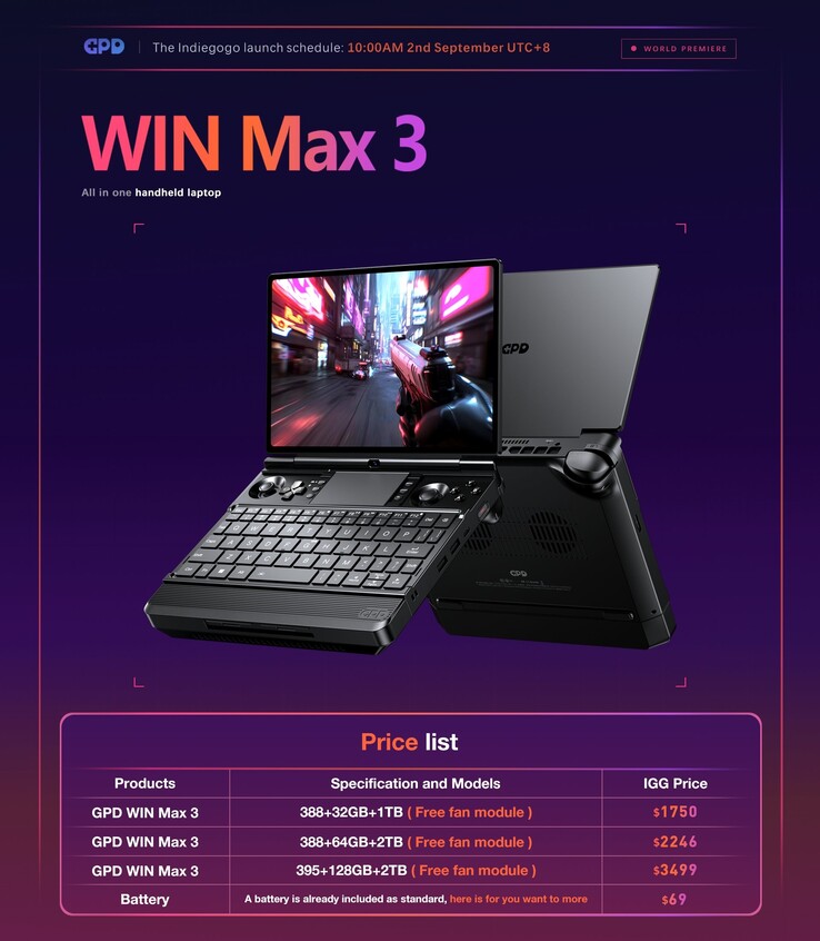 Der GPD Win Max 3 ist angesichts der anhaltenden DRAM-Knappheit ungefähr so teuer, wie man es von einem Strix-Halo-System erwarten würde.
