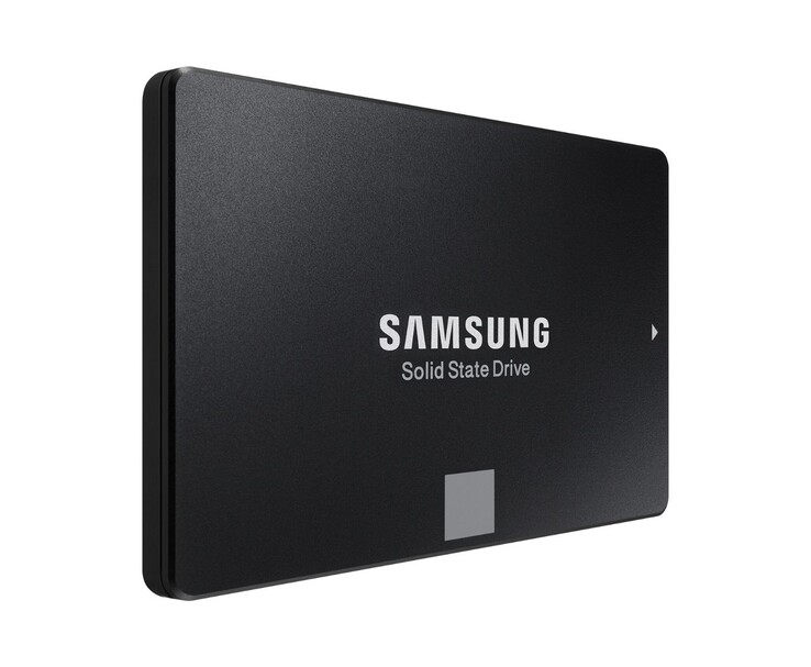 Samsung SATA Solid-State-Laufwerk in einem schlanken schwarzen Gehäuse (Bildquelle: Samsung)