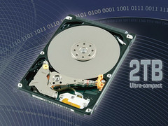 Kompakte 2,5-Zoll-Festplatte mit 2 TB Speicher: Toshiba MQ04ABD200.