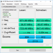 AS-SSD SK hynix 256 GB