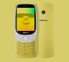 Das Nokia 3210 4G wird in auffälligem Gelb angeboten, neben Blau und Schwarz. (Bild: HMD Global)