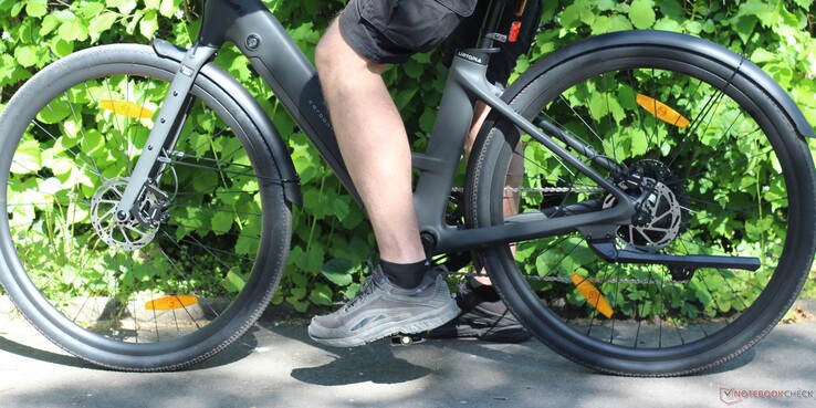 Für große Fahrer ist das Fahrrad nicht ausgelegt