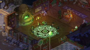 Im Bild: Ein Gameplay-Screenshot aus Witchbrook.