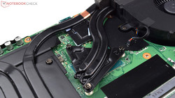 Der Intel Core i7-7820HK ist fest verlötet.