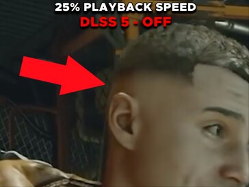 Ein Starfield Charakter mit DLSS 5 deaktiviert